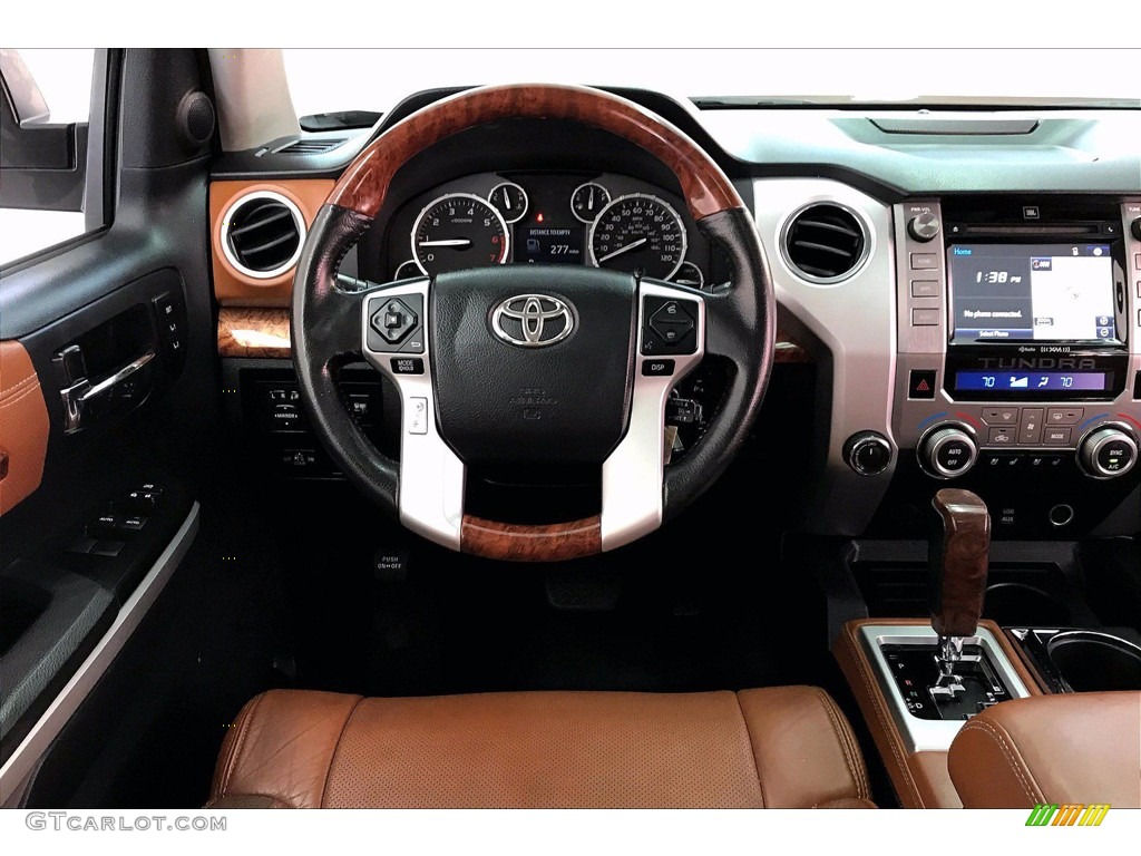 2016 Toyota Tundra 1794 CrewMax 4x4 1794 Black/Brown Dashboard Photo #140192796