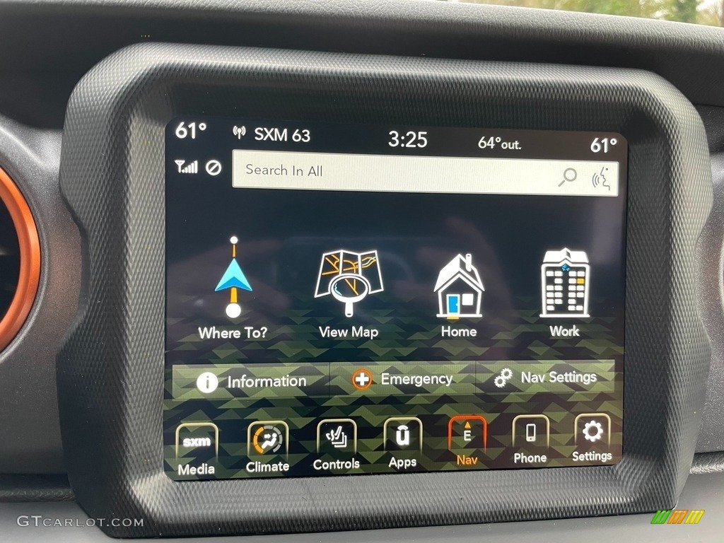 2021 Jeep Gladiator Mojave 4x4 Controls Photo #140192826