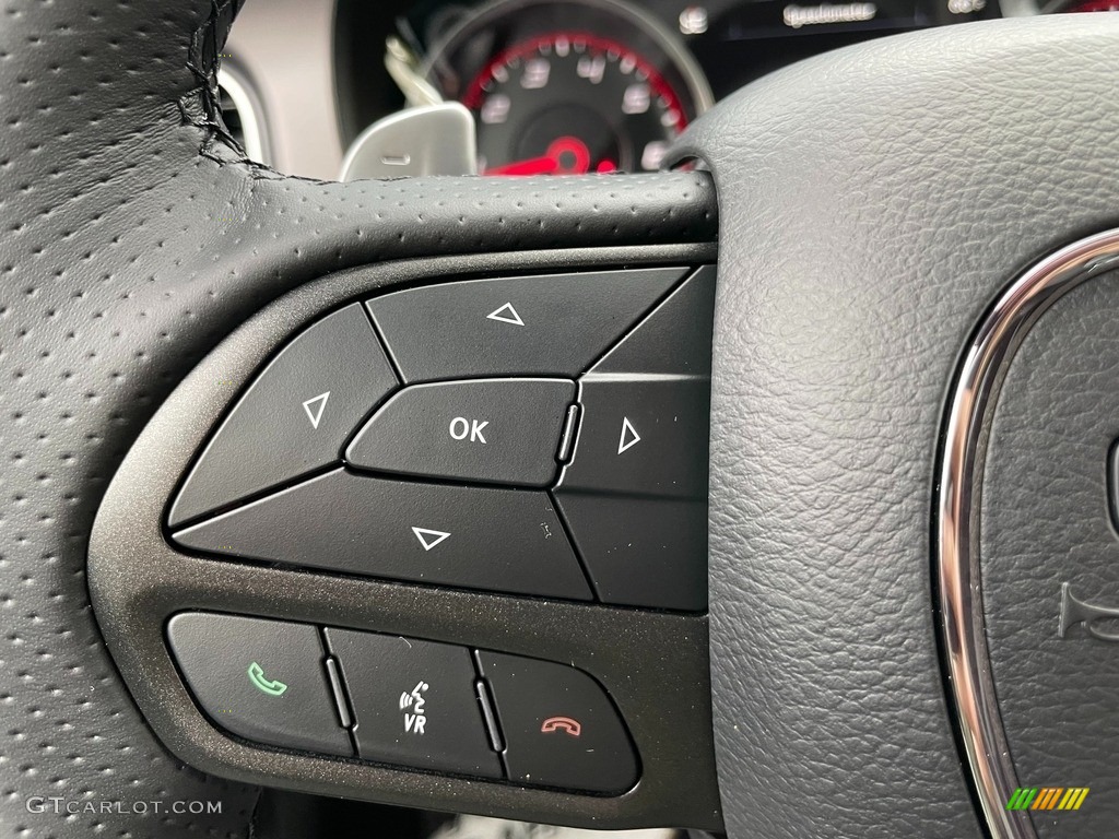 2020 Dodge Charger GT Black Steering Wheel Photo #140193420