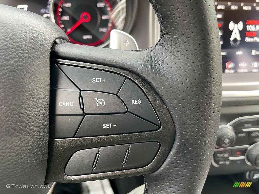 2020 Dodge Charger GT Black Steering Wheel Photo #140193441