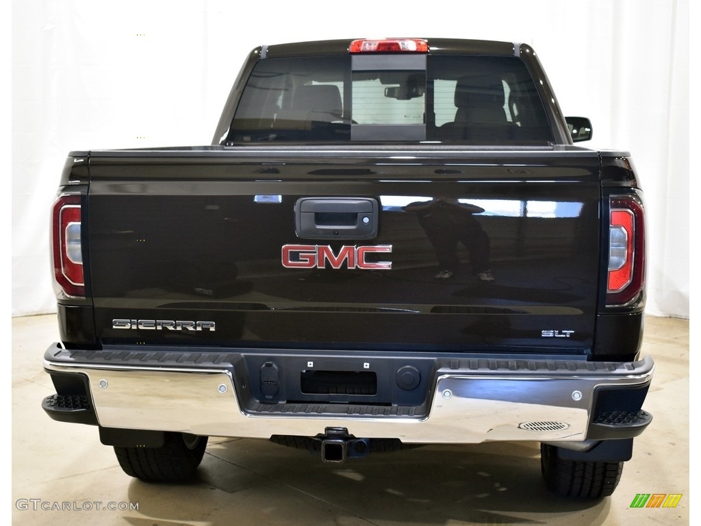2018 Sierra 1500 SLT Double Cab 4WD - Deep Mahogany Metallic / Cocoa/­Dune photo #3