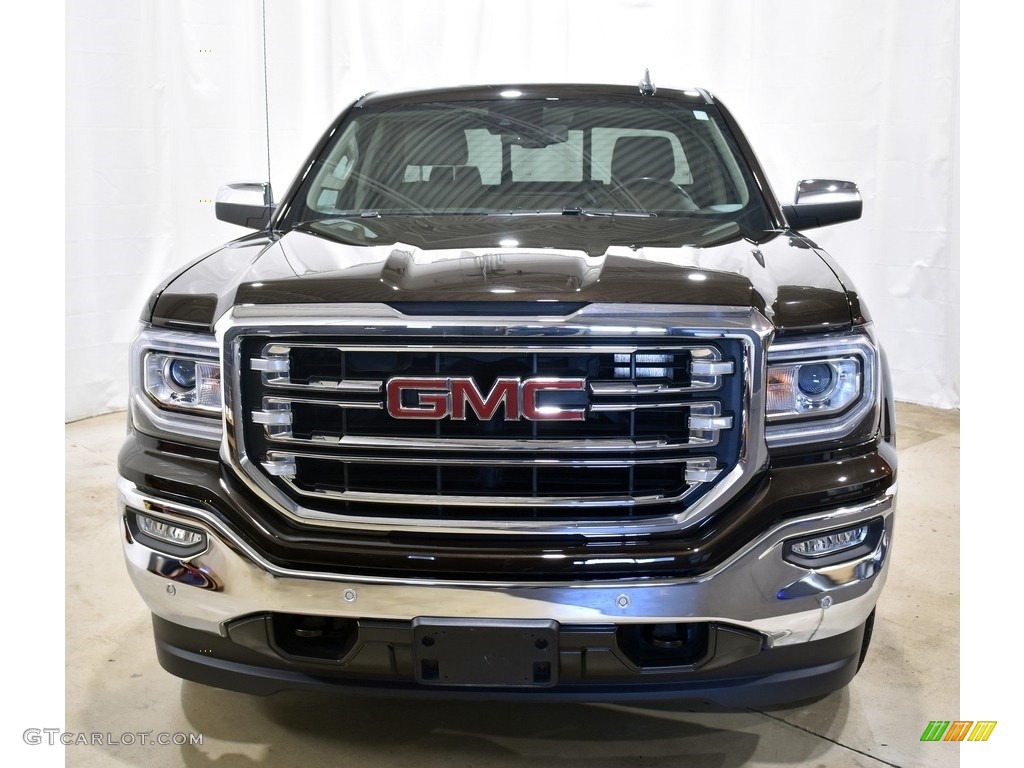 2018 Sierra 1500 SLT Double Cab 4WD - Deep Mahogany Metallic / Cocoa/­Dune photo #4