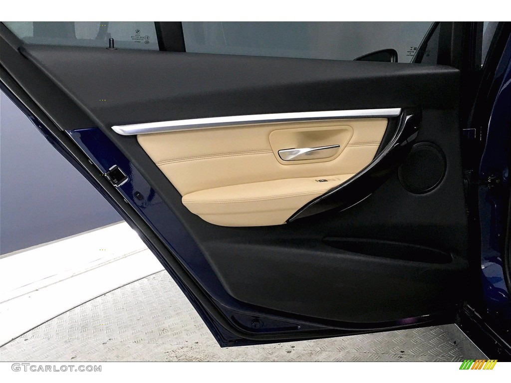 2017 3 Series 330e iPerfomance Sedan - Mediterranean Blue Metallic / Venetian Beige/Black photo #25