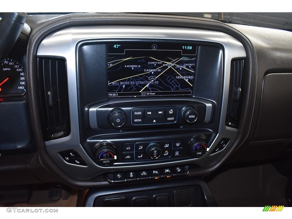 2018 Sierra 1500 SLT Double Cab 4WD - Deep Mahogany Metallic / Cocoa/­Dune photo #14