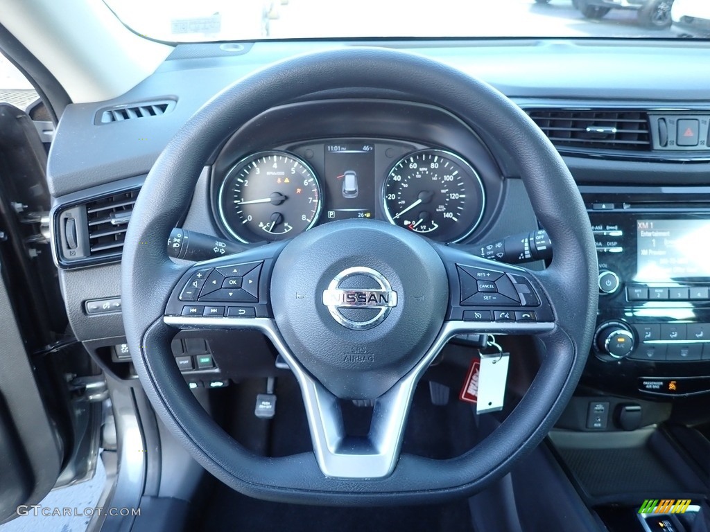 2017 Rogue S AWD - Gun Metallic / Charcoal photo #21