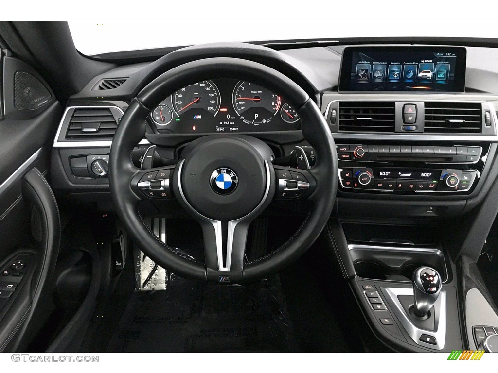 2017 BMW M4 Coupe Black Dashboard Photo #140193977
