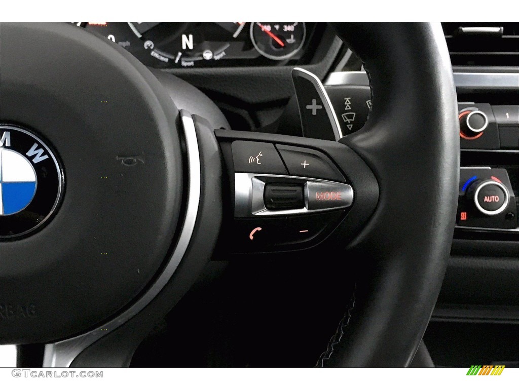 2017 BMW M4 Coupe Black Steering Wheel Photo #140194314
