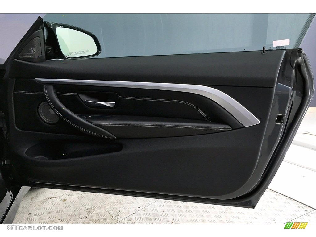 2017 BMW M4 Coupe Black Door Panel Photo #140194425