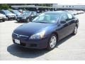 2007 Royal Blue Pearl Honda Accord SE Sedan  photo #23