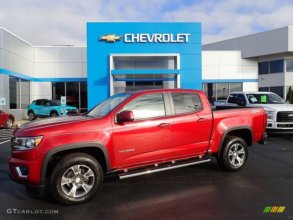 2016 Colorado Z71 Crew Cab 4x4 - Red Rock Metallic / Jet Black photo #1