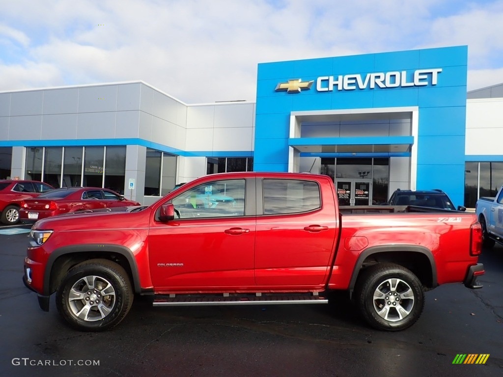 2016 Colorado Z71 Crew Cab 4x4 - Red Rock Metallic / Jet Black photo #3