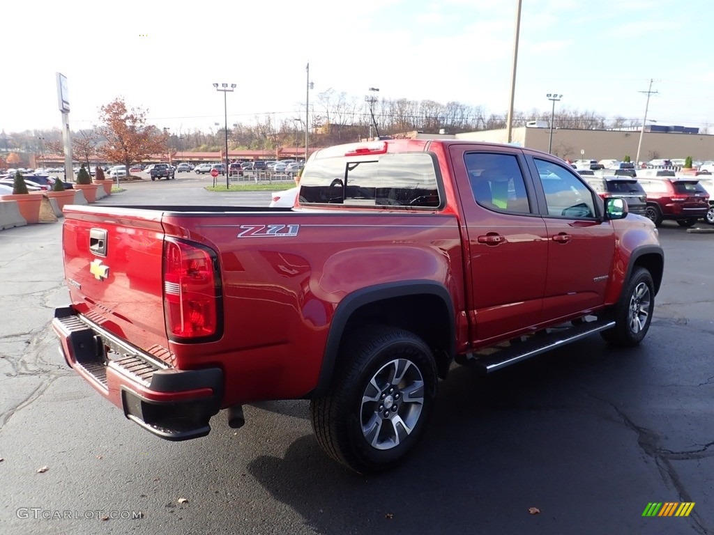 2016 Colorado Z71 Crew Cab 4x4 - Red Rock Metallic / Jet Black photo #8