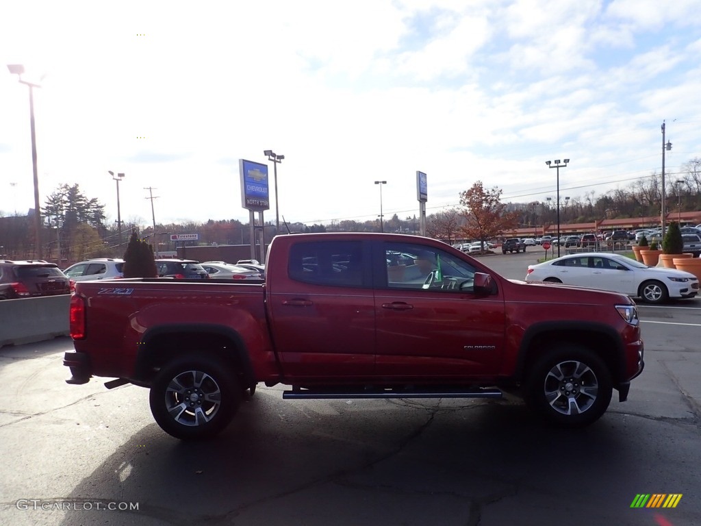 2016 Colorado Z71 Crew Cab 4x4 - Red Rock Metallic / Jet Black photo #9