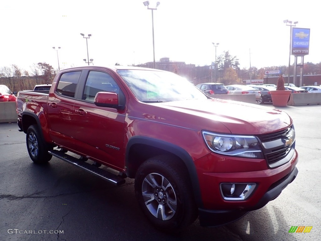 2016 Colorado Z71 Crew Cab 4x4 - Red Rock Metallic / Jet Black photo #10