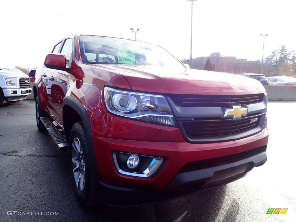2016 Colorado Z71 Crew Cab 4x4 - Red Rock Metallic / Jet Black photo #11