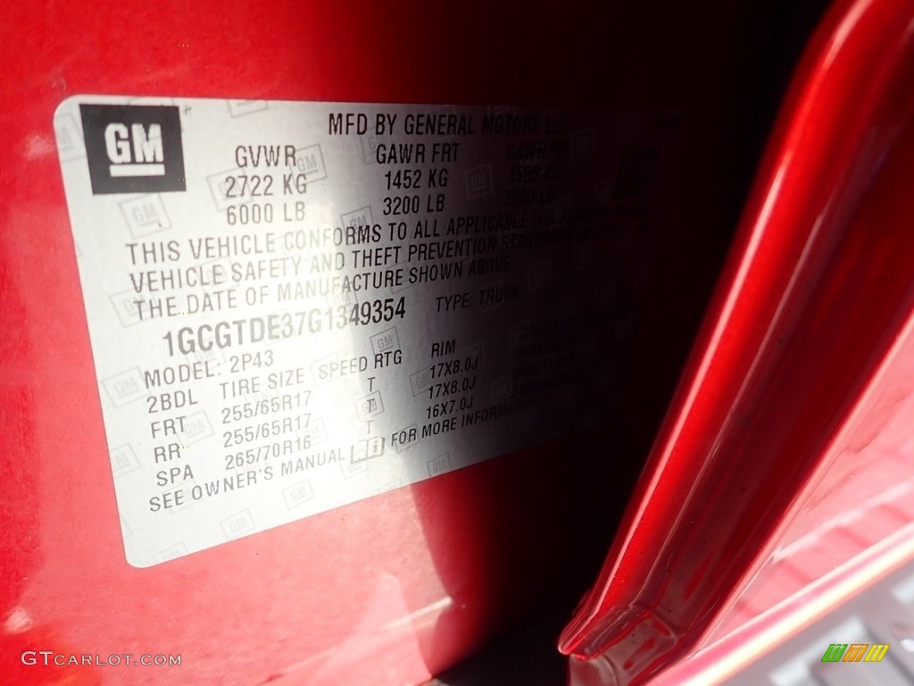 2016 Colorado Z71 Crew Cab 4x4 - Red Rock Metallic / Jet Black photo #28