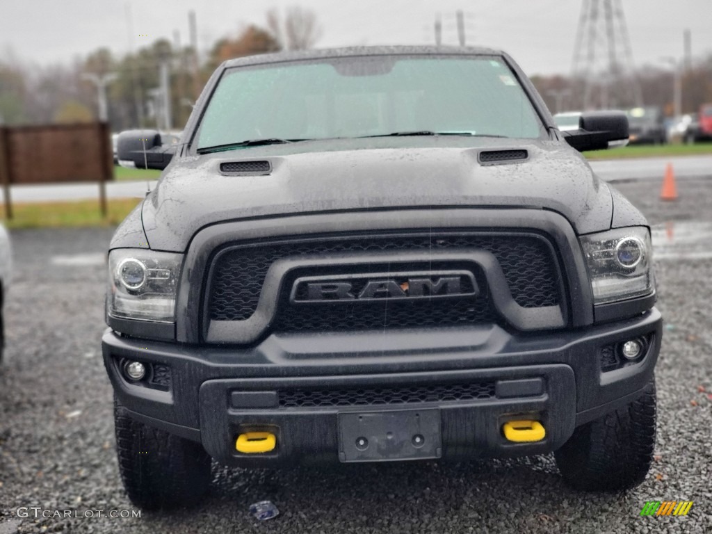 Brilliant Black Crystal Pearl 2018 Ram 1500 Rebel Crew Cab 4x4 Exterior Photo #140195586