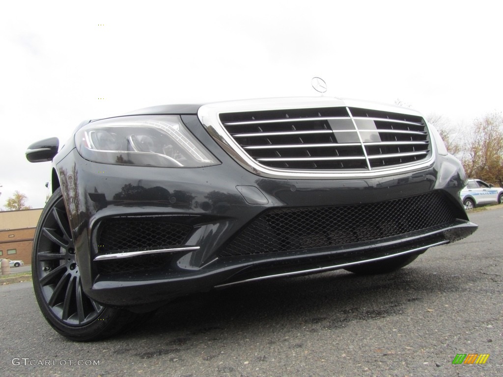 2015 S 550 Sedan - Anthracite Blue Metallic / Black photo #2