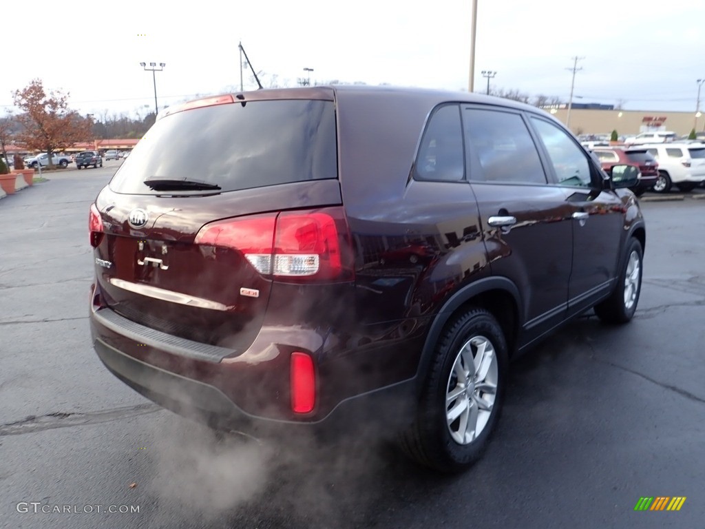 2015 Sorento LX - Dark Cherry / Black photo #8