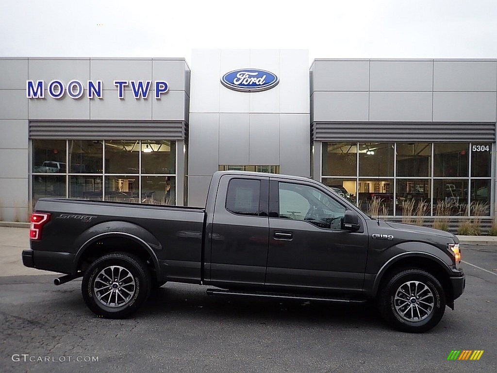 2018 F150 XLT SuperCab 4x4 - Lead Foot / Black photo #1