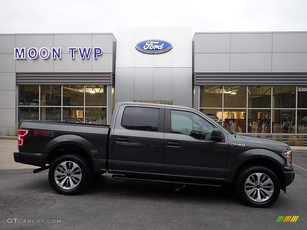 2018 F150 XL SuperCrew 4x4 - Lead Foot / Earth Gray photo #1