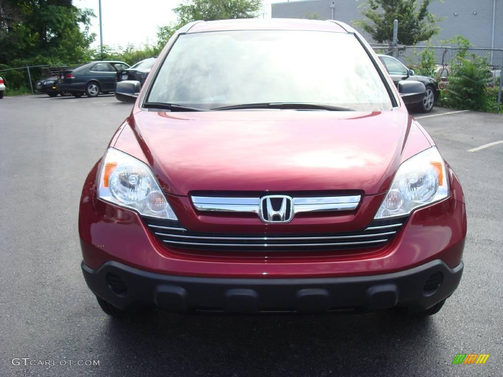 2007 CR-V EX 4WD - Tango Red Pearl / Ivory photo #3