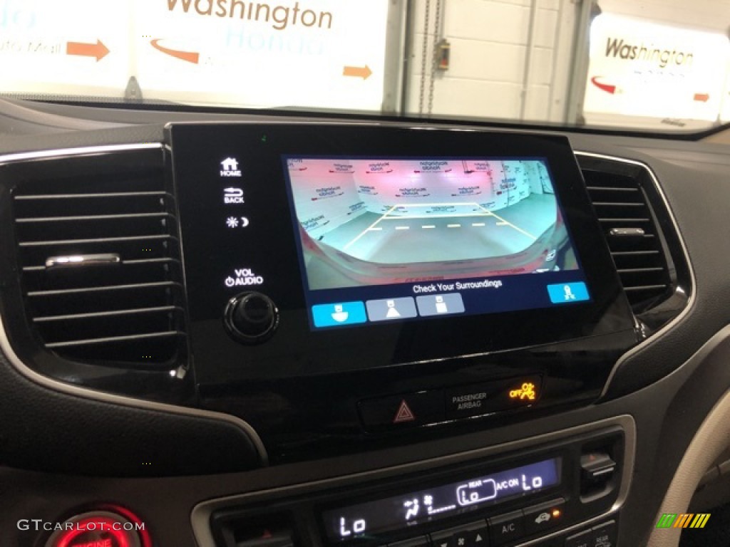 2021 Pilot EX-L AWD - Deep Scarlet Pearl / Beige photo #17