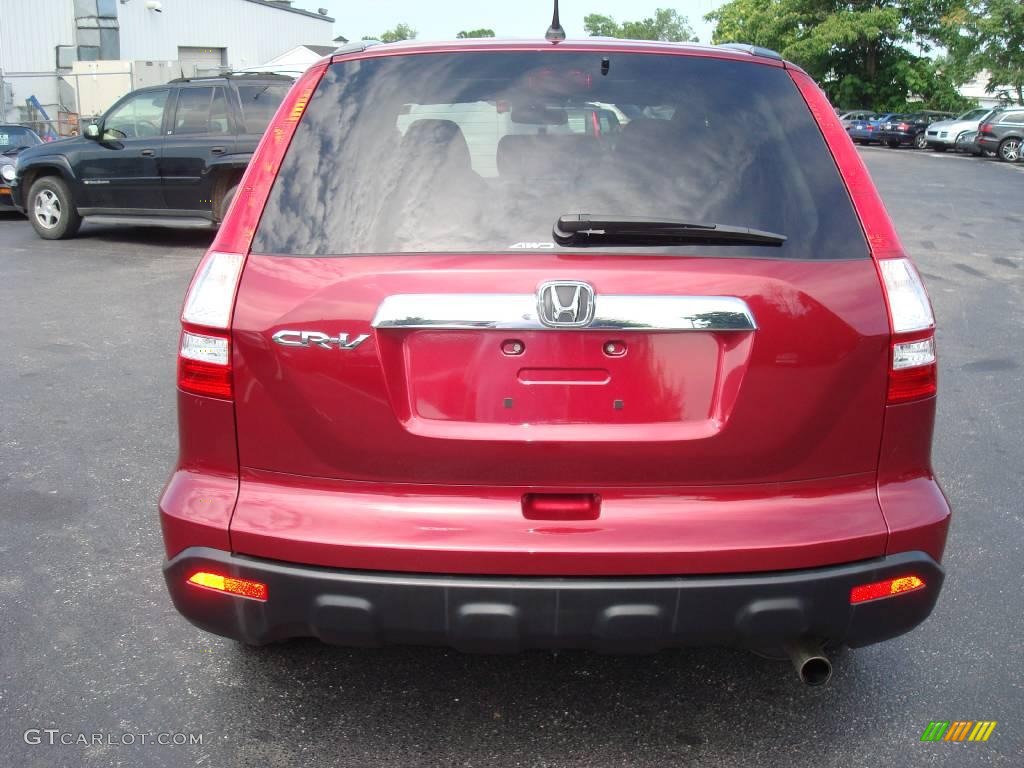 2007 CR-V EX 4WD - Tango Red Pearl / Ivory photo #8