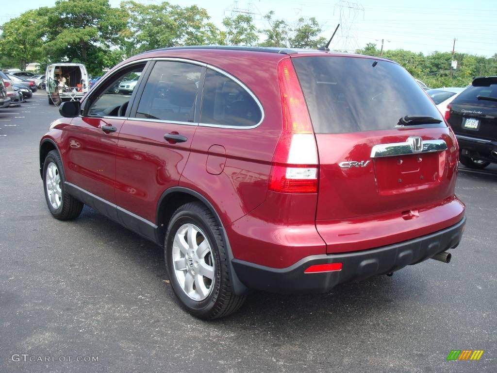 2007 CR-V EX 4WD - Tango Red Pearl / Ivory photo #9