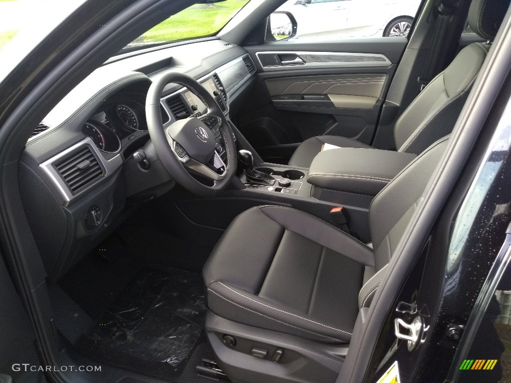 Titan Black Interior 2021 Volkswagen Atlas Cross Sport SE 4Motion Photo #140201850