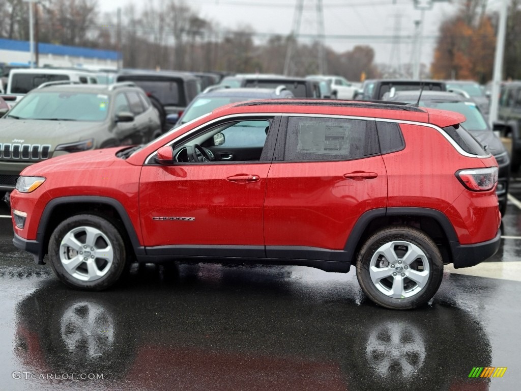 Redline Pearl 2021 Jeep Compass Latitude 4x4 Exterior Photo #140201862