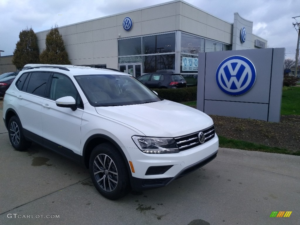 Pure White 2021 Volkswagen Tiguan S 4Motion Exterior Photo #140202084