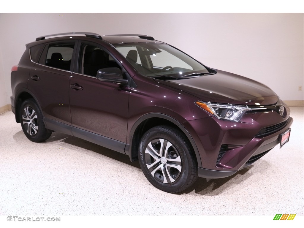 2018 RAV4 LE - Black / Black photo #1