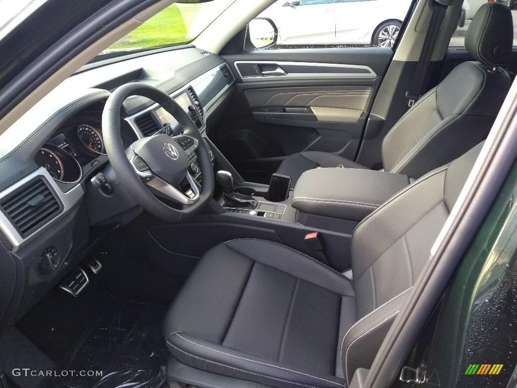 Titan Black Interior 2021 Volkswagen Atlas SE R-Line Photo #140202270