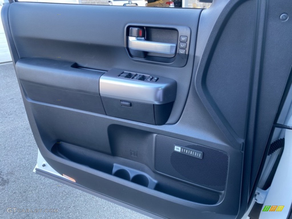 2021 Toyota Sequoia Nightshade 4x4 Black Door Panel Photo #140202567