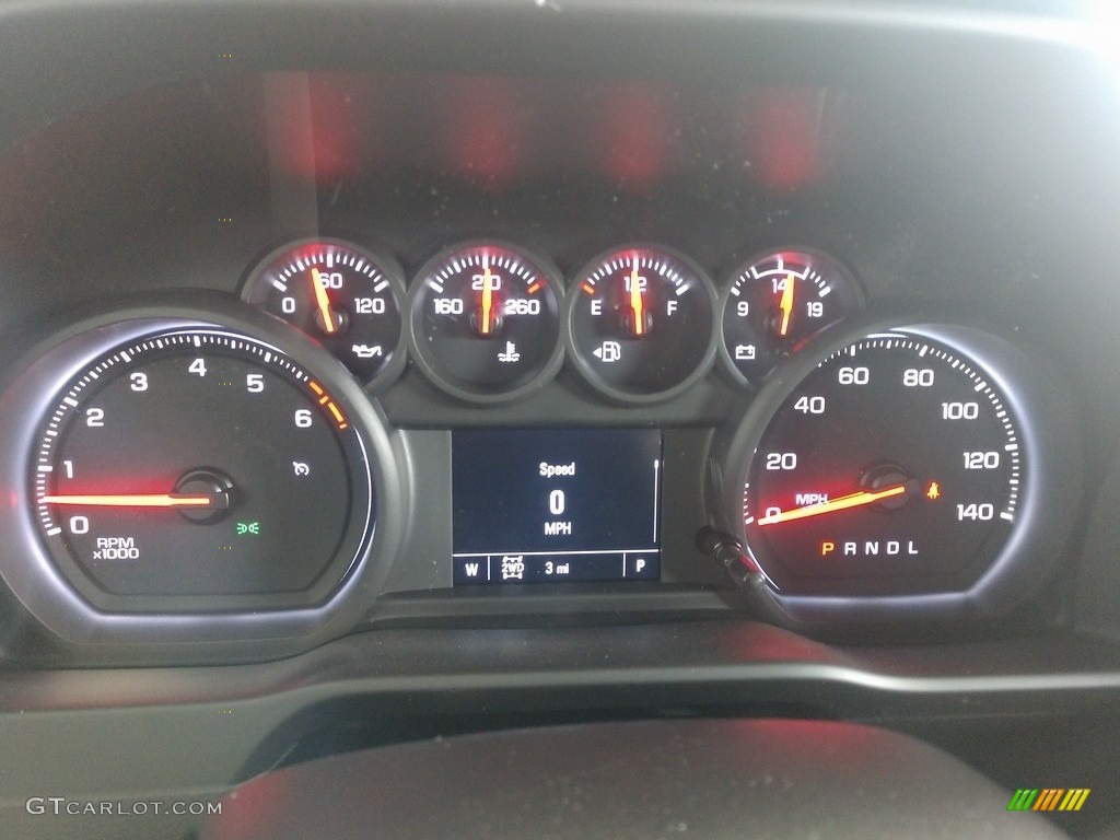 2021 Silverado 1500 Custom Crew Cab 4x4 - Black / Jet Black photo #26