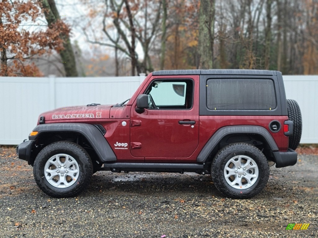 Snazzberry Pearl 2021 Jeep Wrangler Islander 4x4 Exterior Photo #140202891