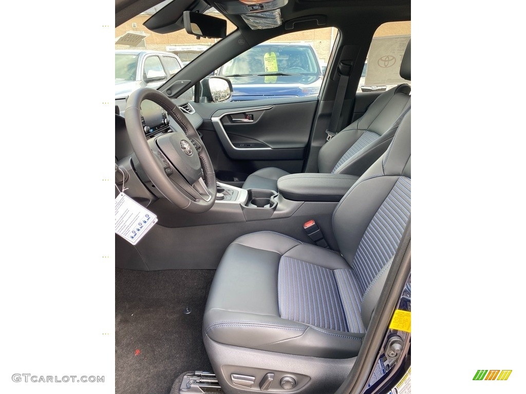 Black Interior 2021 Toyota RAV4 XSE AWD Hybrid Photo #140202970