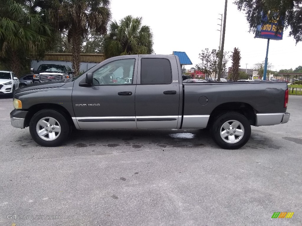 2002 Ram 1500 SLT Quad Cab - Graphite Metallic / Dark Slate Gray photo #6