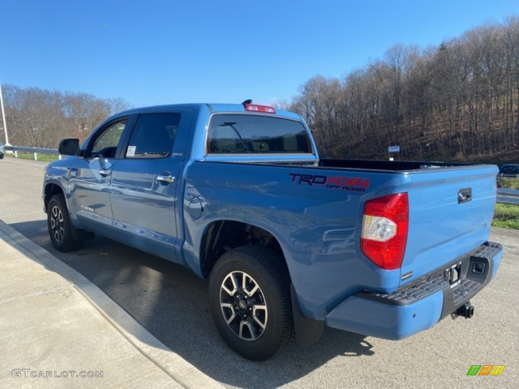 2021 Tundra Limited CrewMax 4x4 - Cavalry Blue / Graphite photo #2