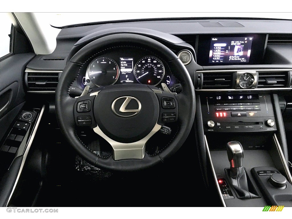 2018 Lexus IS 300 Black Dashboard Photo #140203578