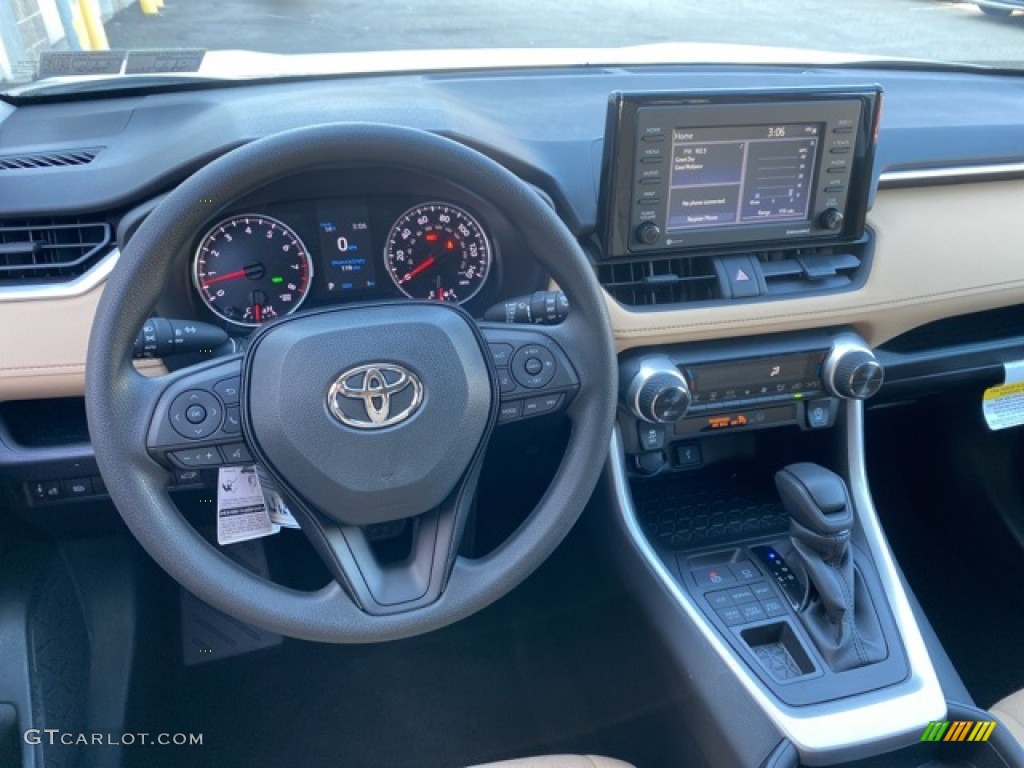 2021 Toyota RAV4 XLE AWD Nutmeg Dashboard Photo #140204464