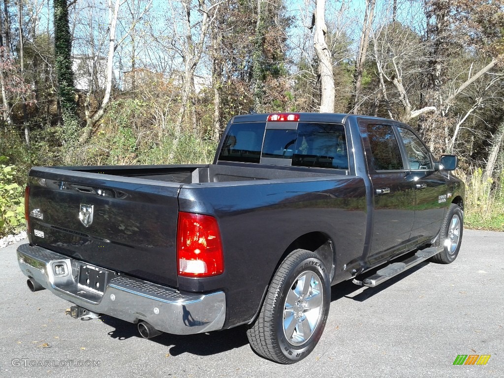 2017 1500 Big Horn Crew Cab - Maximum Steel Metallic / Black/Diesel Gray photo #6