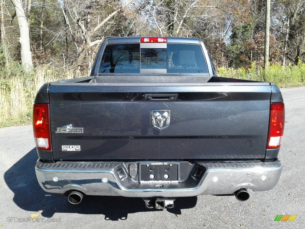 2017 1500 Big Horn Crew Cab - Maximum Steel Metallic / Black/Diesel Gray photo #7