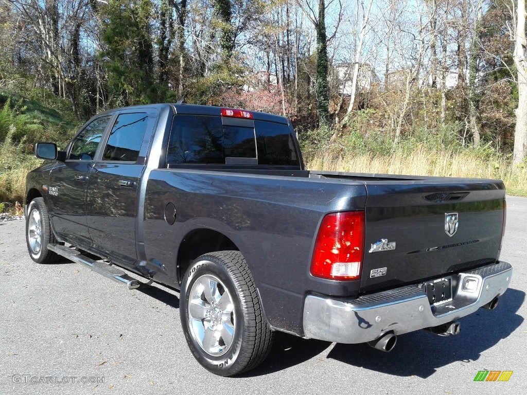 2017 1500 Big Horn Crew Cab - Maximum Steel Metallic / Black/Diesel Gray photo #9