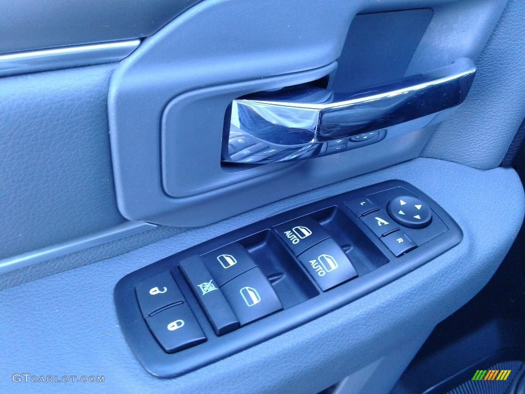 2017 1500 Big Horn Crew Cab - Maximum Steel Metallic / Black/Diesel Gray photo #12