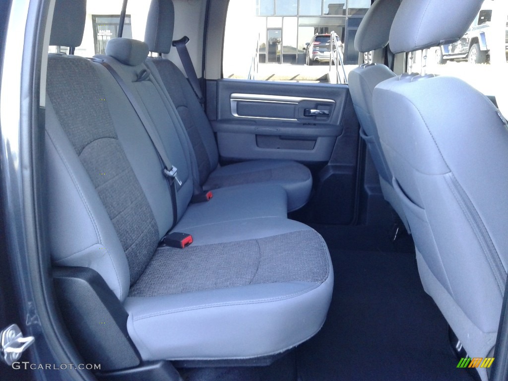 2017 1500 Big Horn Crew Cab - Maximum Steel Metallic / Black/Diesel Gray photo #16