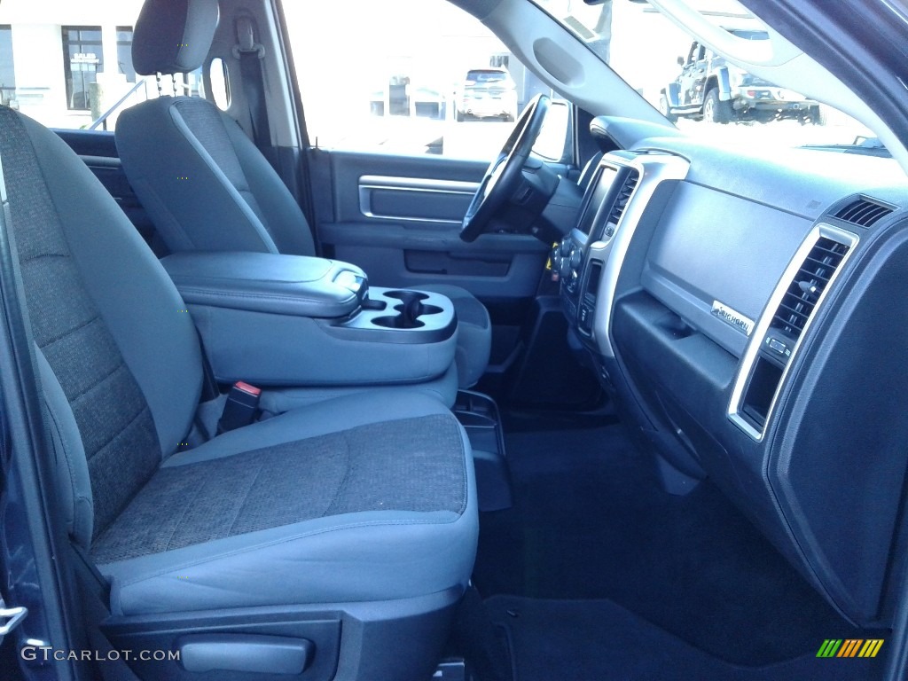 2017 1500 Big Horn Crew Cab - Maximum Steel Metallic / Black/Diesel Gray photo #18