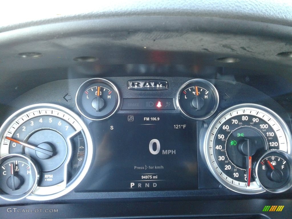 2017 1500 Big Horn Crew Cab - Maximum Steel Metallic / Black/Diesel Gray photo #22