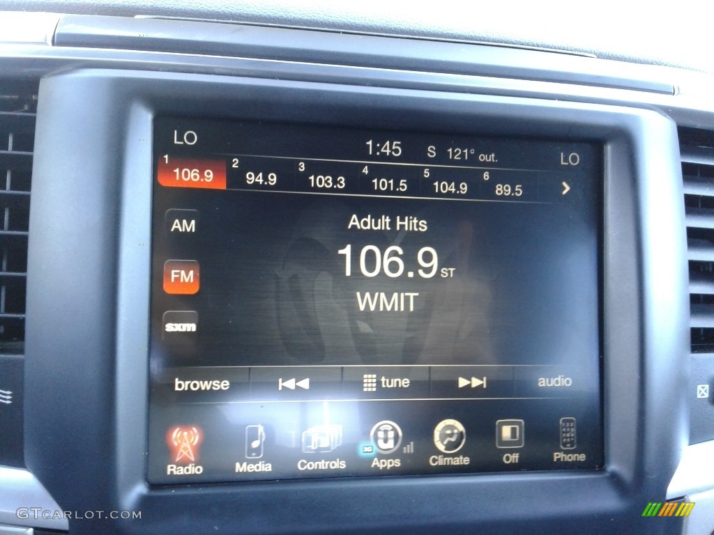 2017 1500 Big Horn Crew Cab - Maximum Steel Metallic / Black/Diesel Gray photo #24